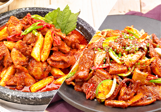 [참하누리] 냉동보관 닭갈비300g+오삼불고기300g