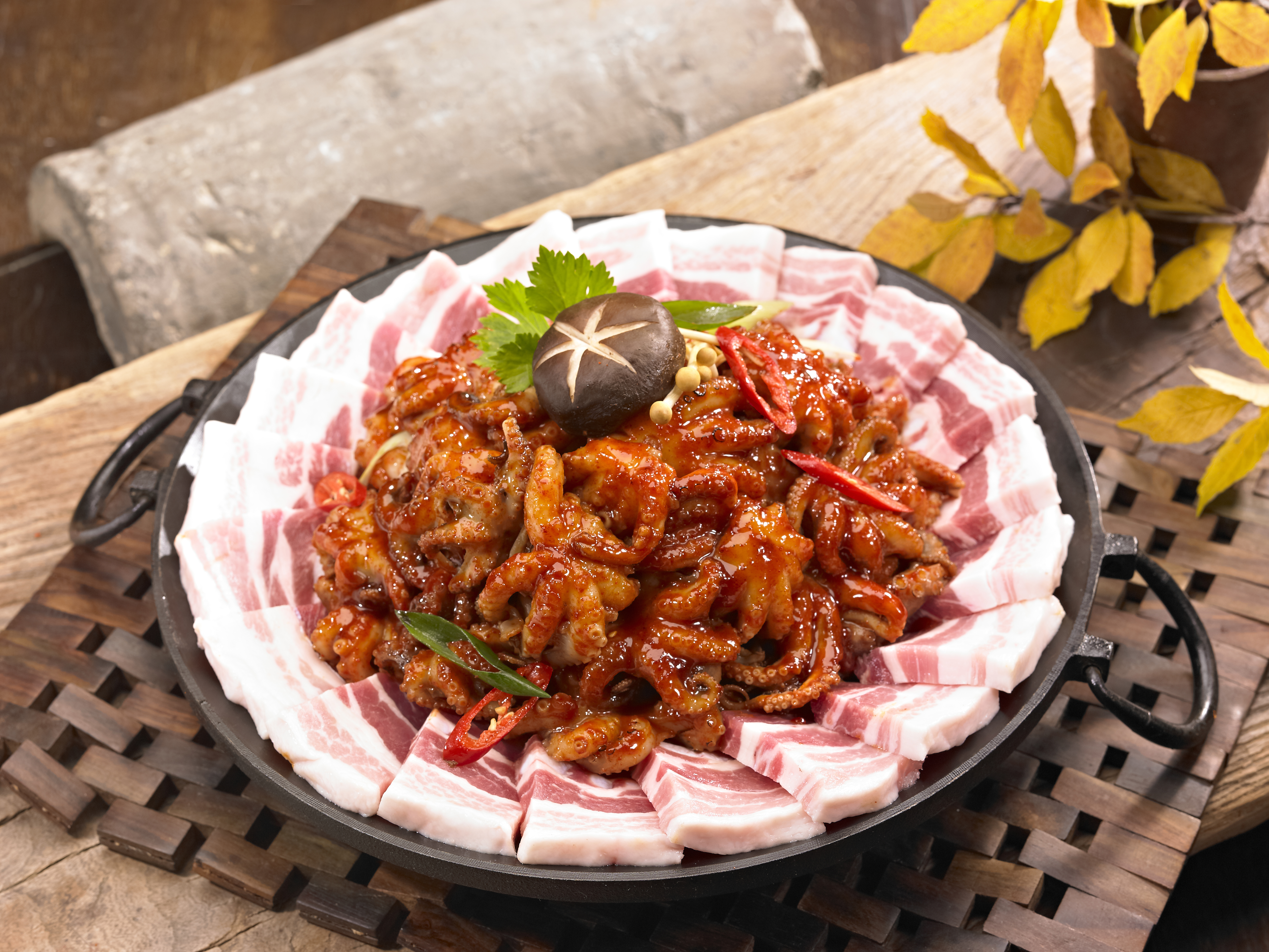 [참하누리] 냉동보관 쭈꾸미삼겹살 1kg